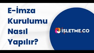 Eİmza Kurulumu Nasıl Yapılır 2024 Güncel [upl. by Lafleur738]