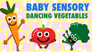 Baby Sensory  Dancing Vegetable Video  Fun Learning for Infants  The Nursery Channel [upl. by Onitsuaf]