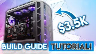 How to Build an INSANE 3500 Gaming PC i7 8700K GTX 1080Ti [upl. by Nosemaj]