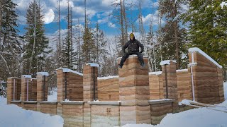 How We Built Rammed Earth Walls Pt1  Geothermal Greenhouse Build Ep25 [upl. by Eiramadnil]