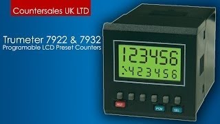 Trumeter 7932 7922 Counter Display [upl. by Ellainad]