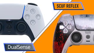 Scuf Reflex VS Dualsense  Pro Controller Details Comparison [upl. by Assile]