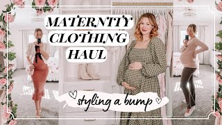 Affordable Maternity Haul Stylish amp Comfortable Outfits for Every Momtobe 🤰🤍 [upl. by Assirek]