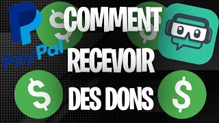 TUTO COMMENT RECEVOIR DES DONS METTRE DES ALERTES SUR SON LIVE TWITCH YOUTUBE 2021 [upl. by Siriso]