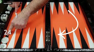 🚀How To Set Up a Backgammon Board  GammonVillage [upl. by Nilok849]