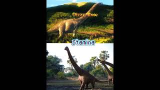 Sauroposeidon vs Brachiosaurus 1v1 dinosaur vs prehistoric tyrannosaurusrex sauropod animals [upl. by Irollam805]