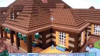 BIG MINECRAFT CASINO LODGE MANSION Full House [upl. by Avlem]