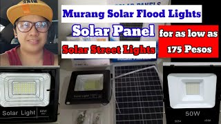 Murang Solar Flood Lights at Solar PanelSolar Lamp amp Street Lights PricePresyong RaonCavite [upl. by Faucher559]