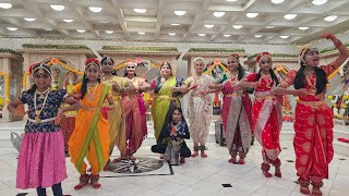 Devi Avataras by SweGna Arts on Durga Ashtami event at Hindu Temple Scottsdale [upl. by Ocsisnarf489]