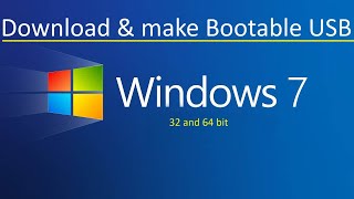 How to Download Windows 7 ISO Files and Create a Bootable USB Drive for FREE [upl. by Bahe]