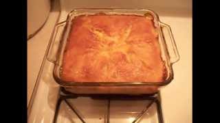 How to make peach cobbler  EASY [upl. by Kampmann]