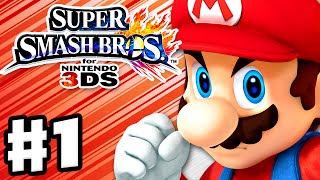 Super Smash Bros 3DS  Gameplay Walkthrough Part 1  Mario Nintendo 3DS Gameplay [upl. by Ahsinnek808]