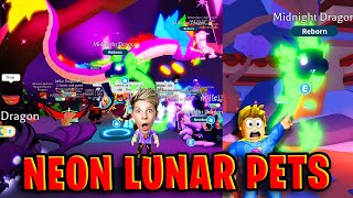 ITS HERE Making NEON Midnight Dragon and NEON Rainbow Dragon in Adopt Me Lunar Update 2024 [upl. by Tut802]