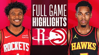 ROCKETS at HAWKS  FULL GAME HIGHLIGHTS  February 10 2024 [upl. by Ardnazil986]