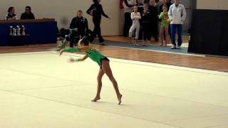 Ilaria Dibari Torneo Allieve 2011 Corpo Libero ginnastica ritmica [upl. by Ahsitnauq455]