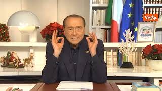 Berlusconi quotAuguri da questo ragazzo un po stagionato ma con il cuore sempre giovanequot [upl. by Assirim]