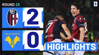 BOLOGNAVERONA 20  HIGHLIGHTS  Bologna break into the top 4  Serie A 202324 [upl. by Abert]