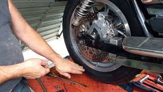 PampM brake mount adaption and shock fitting help on Harleys 2024 20240312 155829 [upl. by Zoilla]