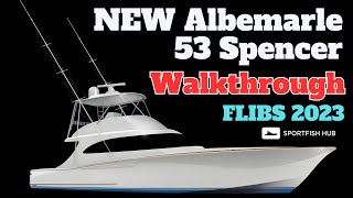 NEW Albemarle 53 Spencer Custom Carolina Sportfishing Boat Walkthrough [upl. by Eyaj992]