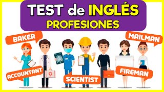 TEST de INGLÉS 🔴 PROFESIONES 🔴 Palabras básicas en inglés [upl. by Blanchette]