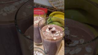 Healthy Chocolate Protein Smoothie Recipe [upl. by Kessia984]