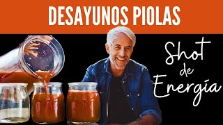 7desayunos👉 SHOT de ENERGIA 🍋🍊 🥕 Potente aporte de antioxidantes Desayuno [upl. by Inal]