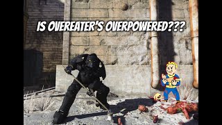 Fallout 76 Testing how powerful Overeaters armor is [upl. by Anahsit70]