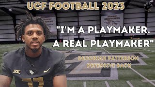 2023 UCF Football Preview  DB Decorian Patterson [upl. by Alleul]