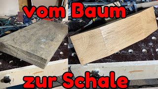 diy schale holz selber bauen [upl. by Albie]