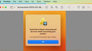 How I Fix Quicktime Screen Recording Error macOS Ventura [upl. by Elad]