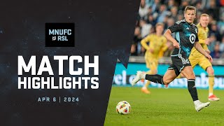 HIGHLIGHTS MNUFC vs Real Salt Lake  April 6 2024 [upl. by Kimbra691]