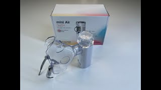 Ideal für die KALTE und INFEKTANFÄLLIGE Jahreszeit der OMRON mini Air 360 Inhalation Mesh Nebulizer [upl. by Kenti]