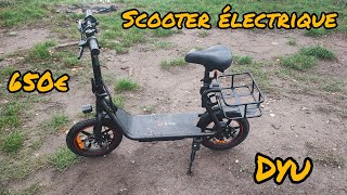 scooter électrique DYU C4 [upl. by Eisset]