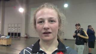 Macey Kilty WI 2017 Girls Junior Folkstyle Nationals 117 champion [upl. by Eirene895]