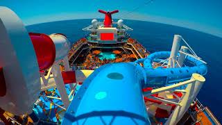 Carnival Horizon Water Slides [upl. by Kaltman]