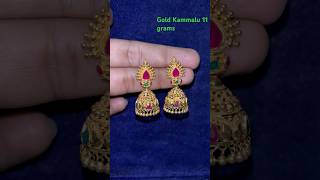 Gold Kammalu 9 to 11 grams earrings jewellery [upl. by Daren]