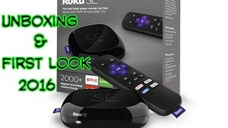 Roku SE Unboxing amp First Look Streaming Media Player 2016 [upl. by Nanahs]