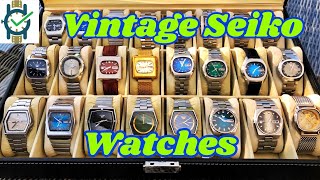 Vintage Seiko Watches Part 1 [upl. by Brie]