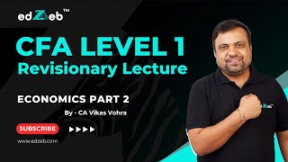 CFA Level 1 Revision Lecture on Economics  Part II  CA Vikas Vohra  edZeb [upl. by Ydnim]