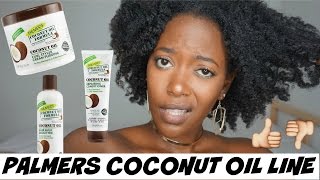 Twistout FAIL Palmers Coconut Oil Formula Line Demo amp Review [upl. by Notnats408]