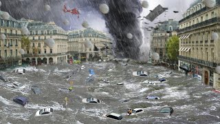 Italy is on its knees today Storms and floods destroy everything in Milan [upl. by Lalla]