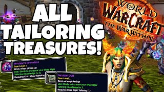 ALL Tailoring Treasures in The War Within [upl. by Lune]