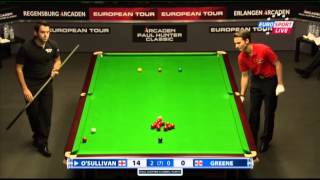 Ronnie OSullivan  Gerard Greene Full Match Snooker Paul Hunter Classic 2013  Final [upl. by Lemart]