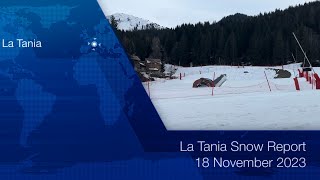 SkiLaTania Snow Report 18 Mar 2023 lataniacouk  oops [upl. by Kerk]