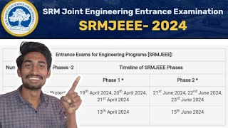 SRMJEEE 2024 Entrance Exam தமிழ் Full Explained  Exam Fee ₹1200 [upl. by Hakon]