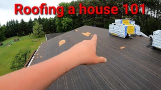 HOW TO ROOF A HOUSE DIY [upl. by Enortna]