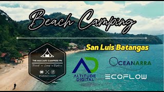 4K BEACH CAMPING  CAMPSITE REVIEW  OCEANARRA BEACH RESORT  BATANGAS [upl. by Ethelred]