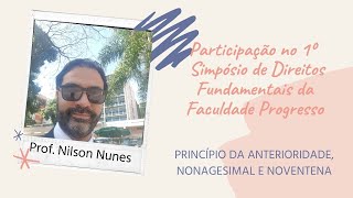 PRINCÍPIOS DA ANTERIORIDADE NONAGESIMAL E NOVENTENA [upl. by Atnuahsal]