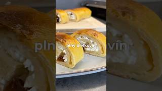 Tvarohový závin 😋👨‍🍳 recept food recipe bakery [upl. by Margit]