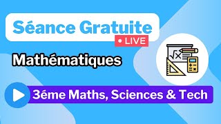 Séance live  Maths 3émes scientifiques [upl. by Irehc501]